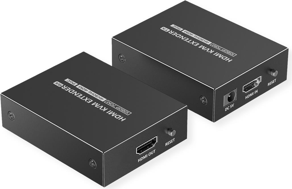 VALUE KVM Verlängerung über Kat.6/6A, HDMI 4K30, max. 40m (14.99.3043) von VALUE