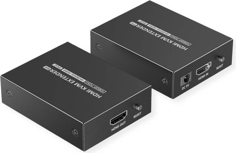 VALUE KVM Verlängerung über Kat.6/6A, HDMI 4K30, max. 40m (14.99.3043) von VALUE