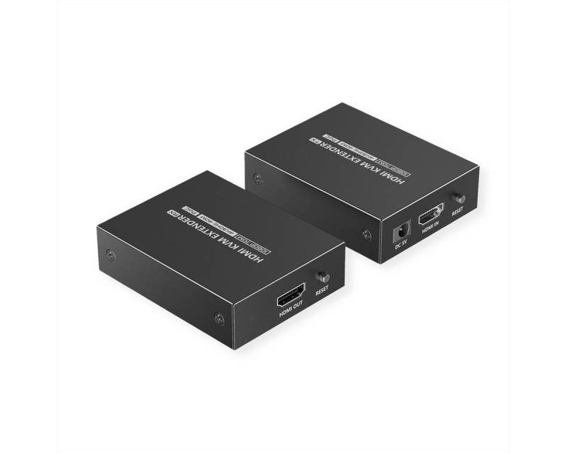 VALUE KVM Verlängerung über Kat.6/6A Audio- & Video-Adapter, HDMI 4K30, max. 40m von VALUE