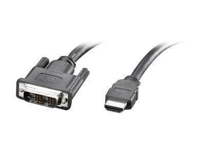 VALUE Kabel DVI (18+1) ST - HDMI ST, schwarz, 2 m von VALUE