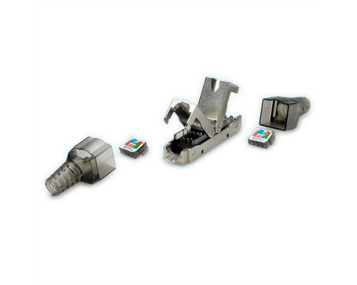 VALUE Kabel-Verbindungsmodul Kat.6A (Class EA), STP Netzwerk-Panel von VALUE