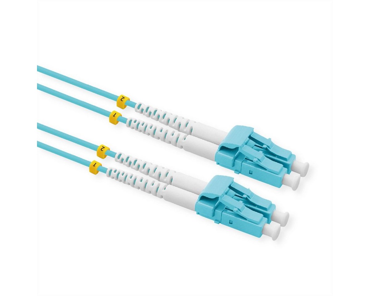VALUE LWL-Kabel 50/125µm OM3, LC/LC, Low-Loss-Stecker Glasfaserkabel, (2000.0 cm) von VALUE