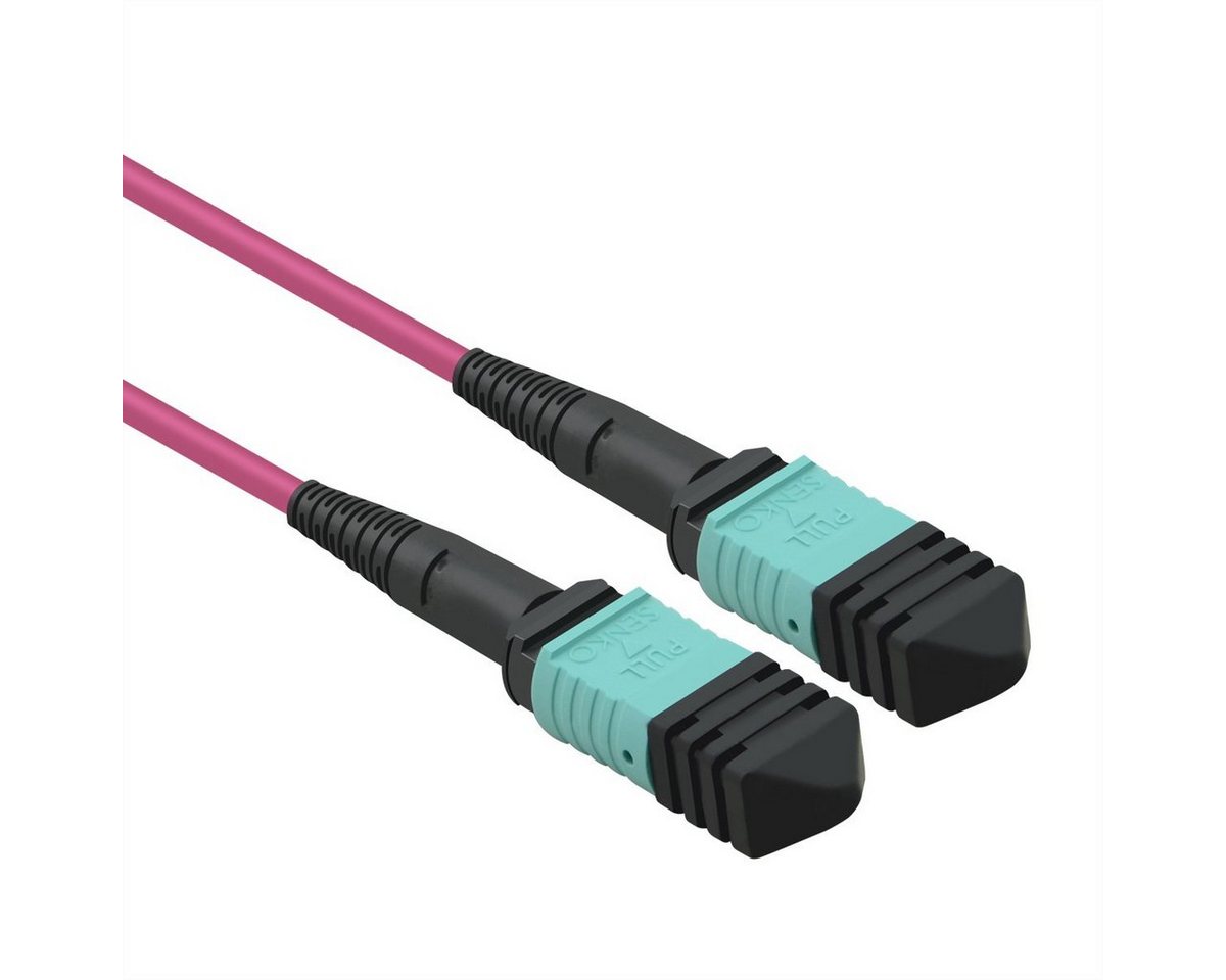 VALUE MPO-Trunk-Kabel 50/125µm OM4, MPO/MPO Glasfaserkabel, (500.0 cm), TYPE A von VALUE