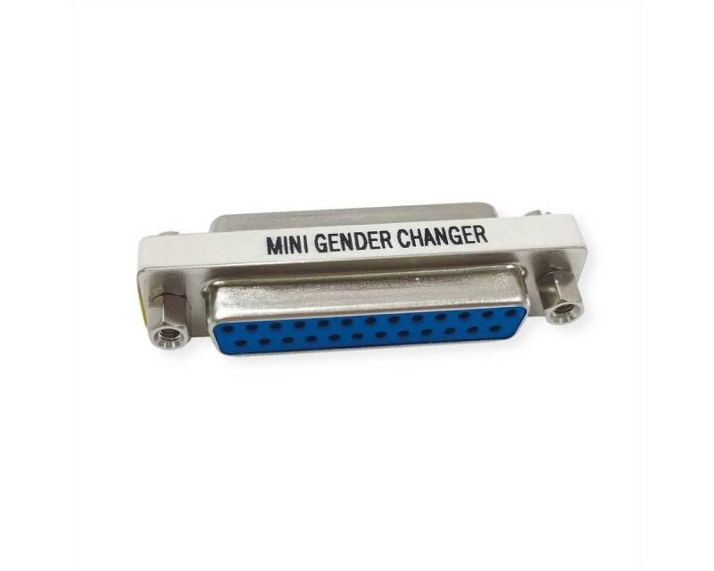 VALUE Mini Gender Changer, 25pol. Buchse-Buchse Computer-Adapter D-Sub 25-polig (DB-25) Weiblich (Buchse) zu D-Sub 25-polig (DB-25) Weiblich (Buchse) von VALUE