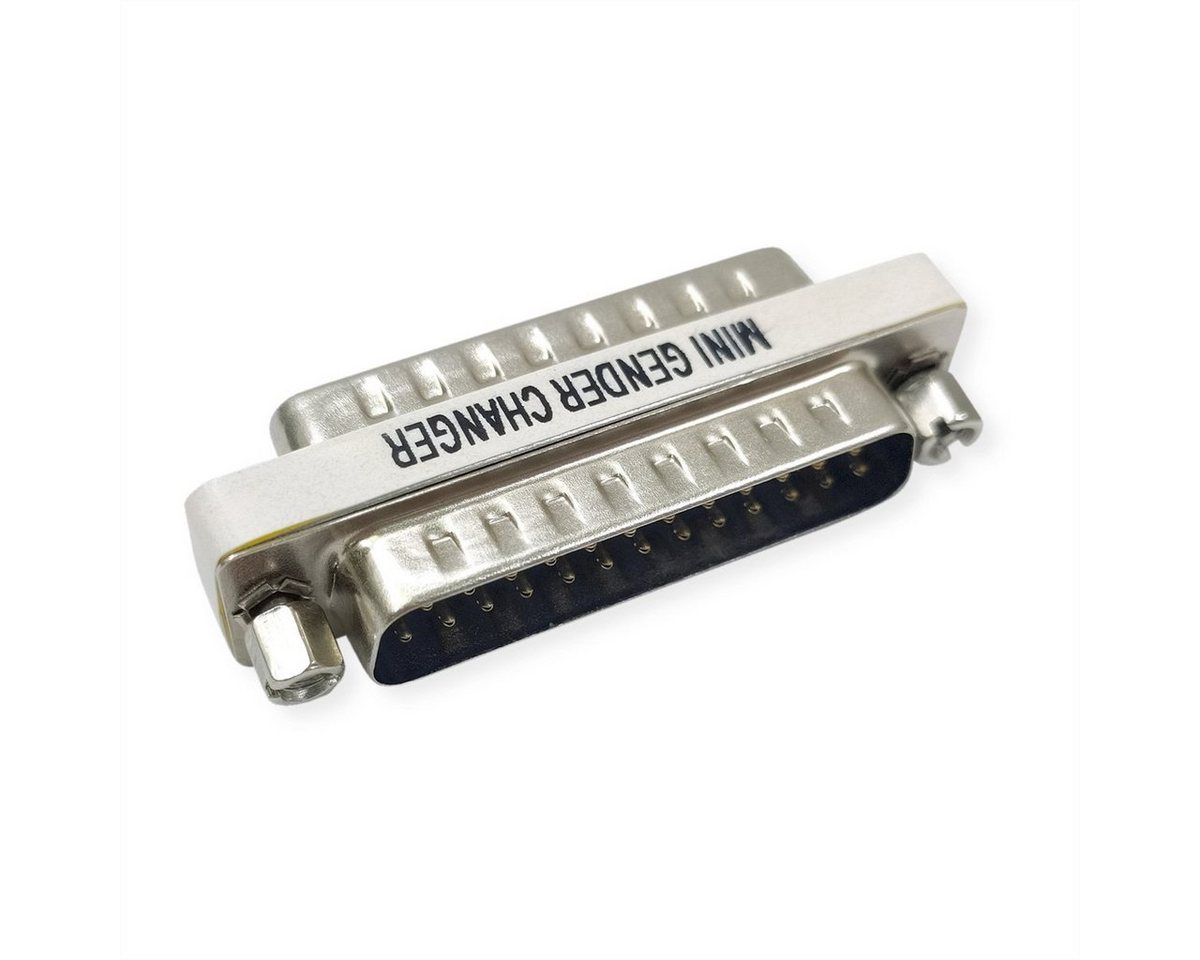 VALUE Mini Gender Changer, 25pol. Stecker-Stecker Computer-Adapter D-Sub 25-polig (DB-25) Männlich (Stecker) zu D-Sub 25-polig (DB-25) Männlich (Stecker) von VALUE