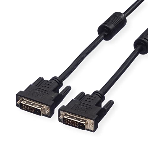 VALUE Monitorkabel DVI, DVI ST-ST, (24+1) dual link, 5 m von VALUE