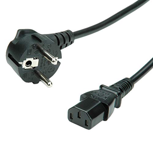 VALUE Netzkabel, gerade IEC-Buchse, schwarz, 0,6 m VALUE Netzkabel, gerade IEC-Buchse, schwarz, 0,6 m von VALUE