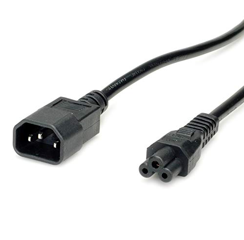 VALUE Netzkabel IEC320/C14 Stecker - C5 Buchse, schwarz, 1,8 m VALUE Netzkabel IEC320/C14 Stecker - C5 Buchse, schwarz, 1,8 m von VALUE