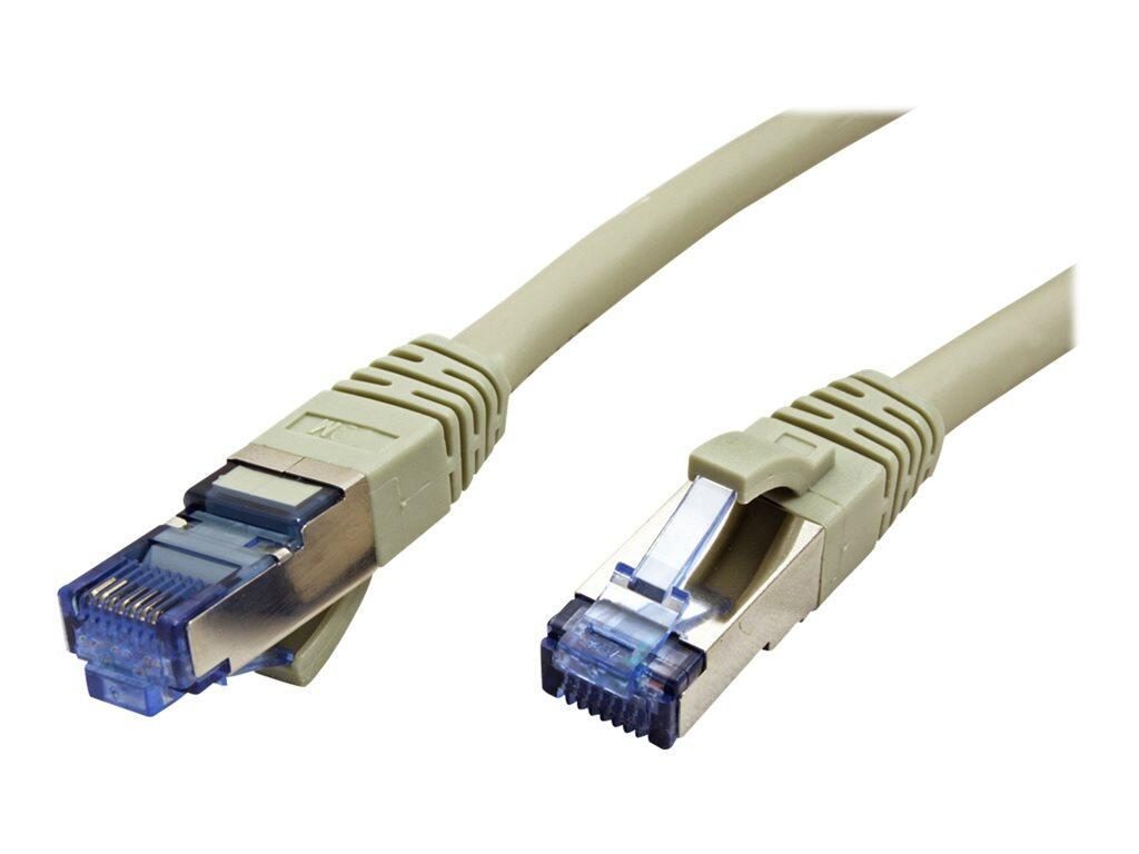 VALUE - Patch-Kabel - RJ-45 (M) bis RJ-45 (M) - 1 m - SFTP CAT6A / KAT6A grau von VALUE