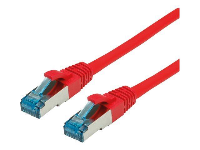 VALUE - Patch-Kabel rot RJ-45 (M) zu RJ-45 (M) - 1 m - SFTP, PiMF - CAT 6a von VALUE