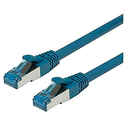 VALUE Patchkabel Kat.6A (Class EA) S/FTP (PiMF), LSOH, blau, 15 m von VALUE