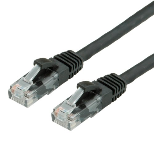 VALUE Patchkabel Kat.6A (Class EA) UTP, schwarz, 3 m von VALUE