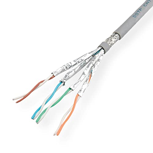 VALUE S/FTP-(PiMF-) Kabel Kat.6 (Class E), Massivdraht, Eca, grau, 300 m von VALUE