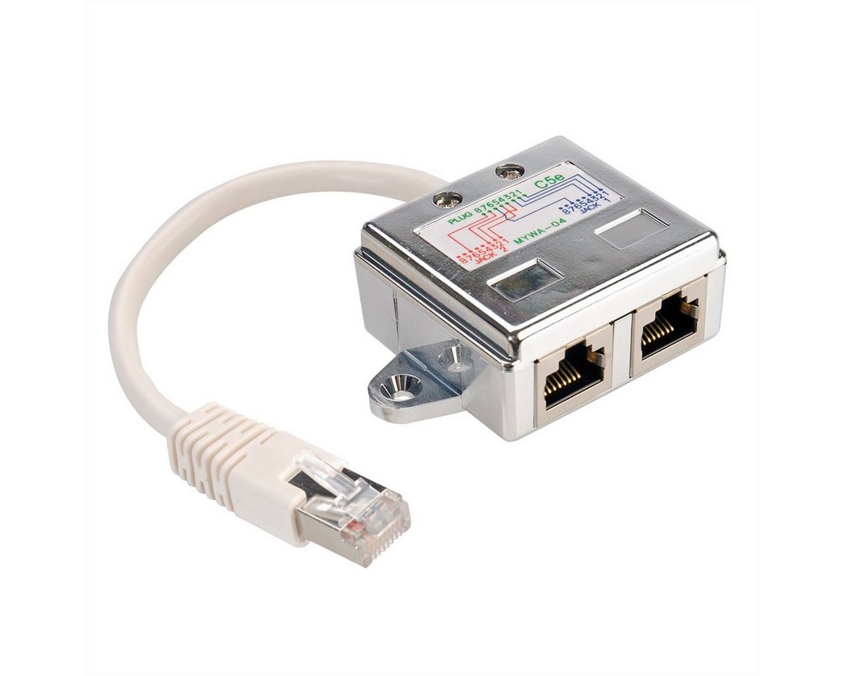 VALUE T-Adapter Kat.5e (Class D), STP Netzwerk-Panel von VALUE