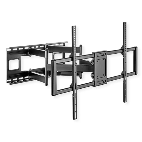 VALUE TV-Wandhalterung, flexibel, 120 kg, 304,8 cm / 120", schwarz von VALUE