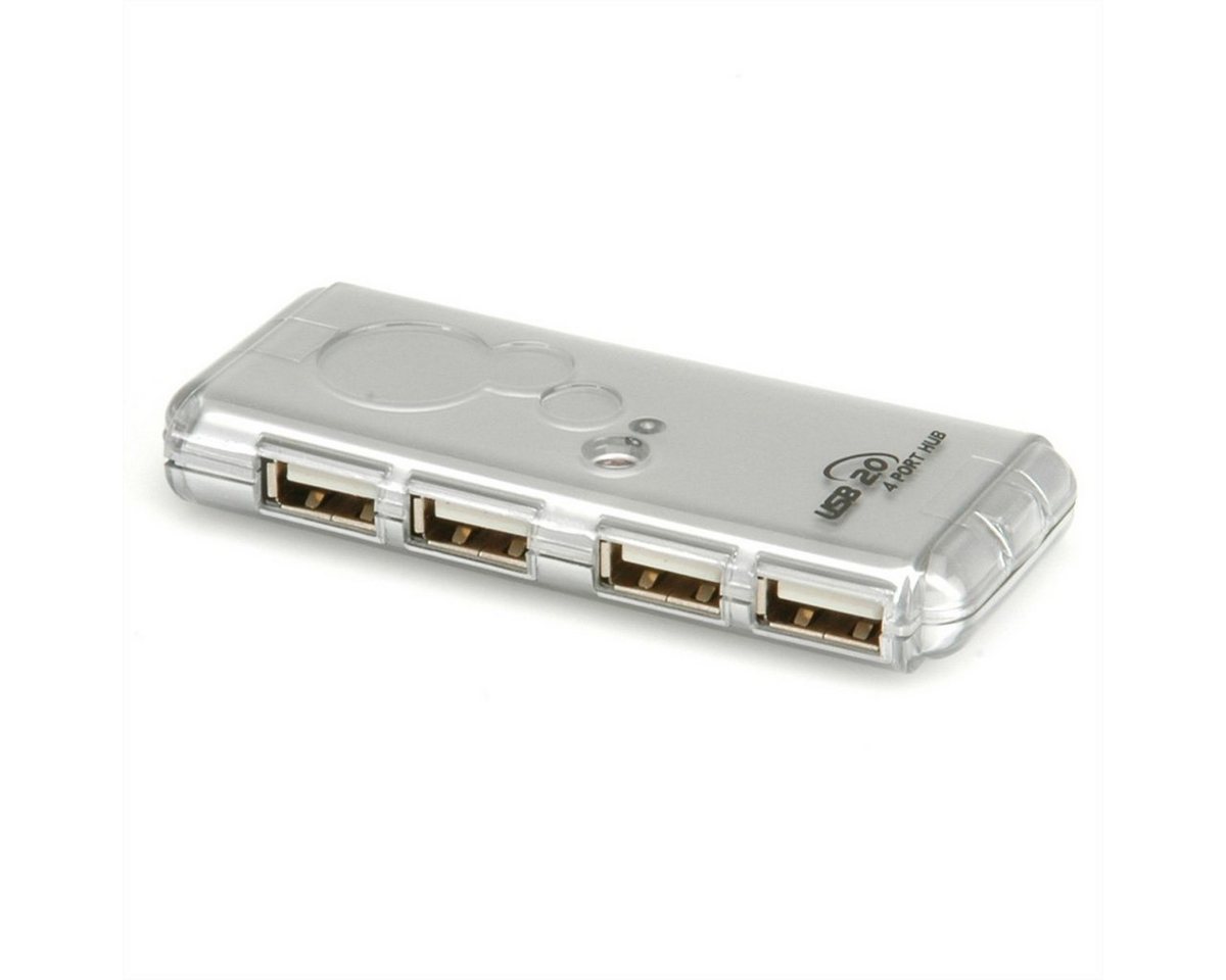 VALUE USB 2.0 Notebook Hub, 4 Ports, ohne Netzteil Computer-Adapter, 30.0 cm von VALUE