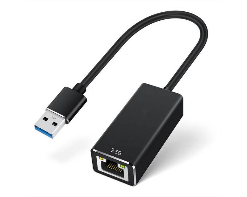 VALUE USB 3.2 Gen 1 Typ A Computer-Adapter, 15 cm, zu 2.5-Gigabit-Ethernet Konverter von VALUE