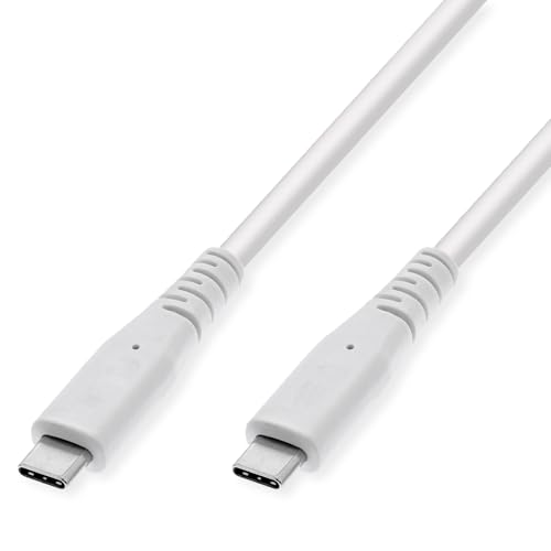 VALUE USB 3.2 Gen 2 kompatibles Kabel, C-C, ST/ST, 10Gbit/s, Emark, 60W, weiß, 5 m VALUE USB 3.2 Gen 2 kompatibles Kabel, C-C, ST/ST, 10Gbit/s, Emark, 60W, weiß, 5 m von VALUE