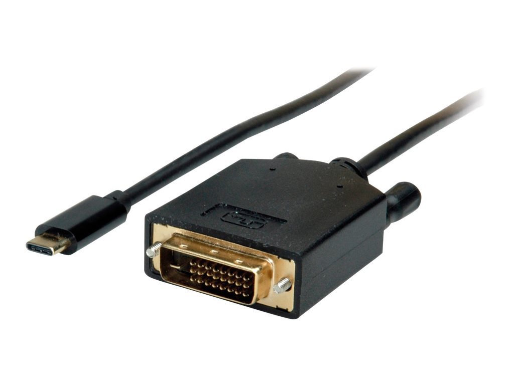 VALUE VALUE Adapterkabel USB Typ C-DVI ST/ST 2m Computer-Kabel von VALUE