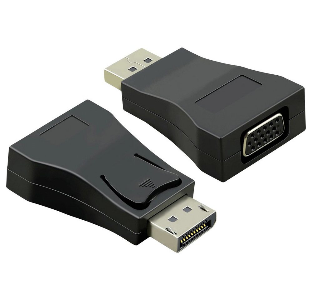 VALUE Value 12.99.3156 Adapter [1x DisplayPort Stecker - 1x VGA-Buchse] Sch TV-Adapter von VALUE