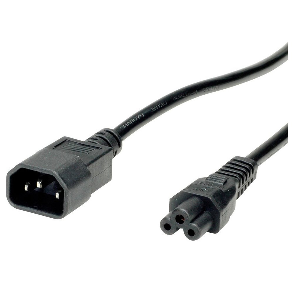 VALUE Value 19.99.1119 Strom Anschlusskabel Schwarz 1.80 m Elektro-Kabel, (180.00 cm) von VALUE