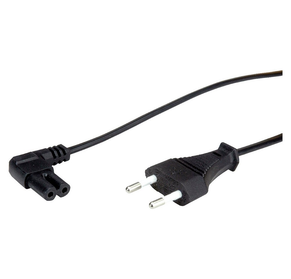 VALUE Value 19.99.2088 Strom Anschlusskabel Schwarz 1.80 m Netzkabel, (180.00 cm) von VALUE