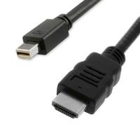 VALUE - Video- / Audiokabel - DisplayPort / HDMI - 32 AWG - Mini DisplayPort (M) - HDMI, 19-polig (M) - 1 m - abgeschirmt - Schwarz (11.99.5790) von VALUE