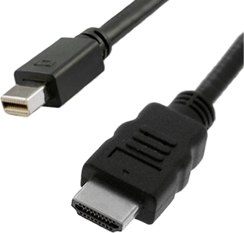 VALUE - Videokabel - DisplayPort / HDMI - Mini DisplayPort (M) bis HDMI (M) - 2 m - abgeschirmt - Schwarz (11.99.5796) von VALUE