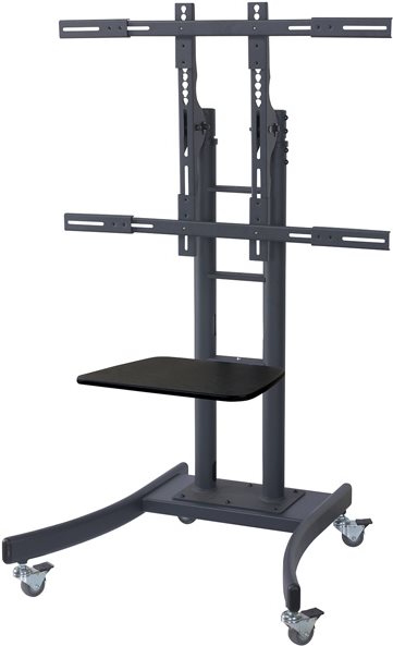 VALUE - Wagen für LCD/Plasmabildschirm/DVD-Player - Schwarz - Bildschirmgröße: 82 - 254 cm (32 - 254,00cm (100)) (17.99.1165) von VALUE