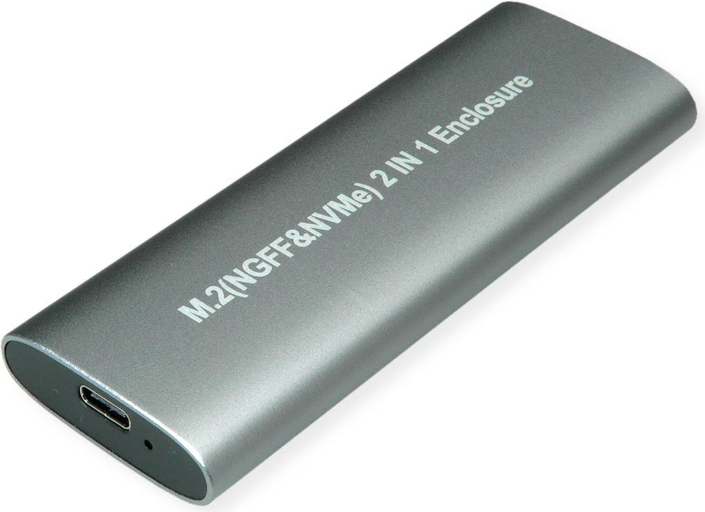 Value 16.99.4132 Speicherlaufwerksgehäuse SSD-Gehäuse Silber M.2 (16.99.4132) von VALUE