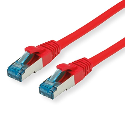 Value 21.99.1926 RJ45 Netzwerkkabel, Patchkabel CAT 6a S/FTP 7.00m Rot 1St. von VALUE