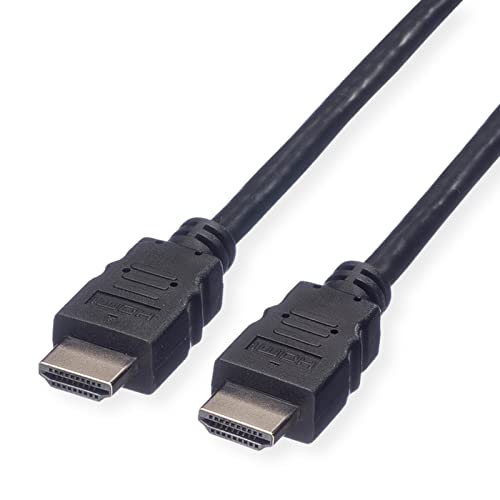 Value HDMI Anschlusskabel HDMI-A Stecker 5.00m Schwarz 11.99.5557 Geschirmt HDMI-Kabel von VALUE