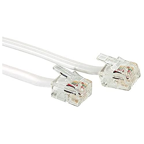 VALUE RJ12-Telefonkabel 6P4C, grau, 15 m VALUE RJ12-Telefonkabel 6P4C, grau, 15 m von VALUE