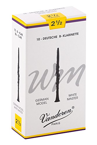 Vandoren Blätter B-Klarinette Deutsch 2,5 White Master von VANDOREN