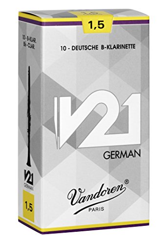 Vandoren Blatt Bb-Klarinette Deutsch V21 Stärke: 1 1/2 von VANDOREN