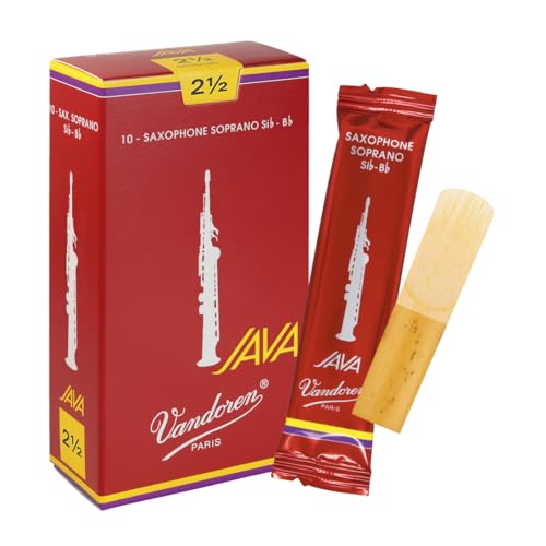 Vandoren Blatt Sopran Saxophon Java Filed Red Stärke: 2 1/2 Vandoren Blatt Sopran Saxophon Java Filed Red Stärke: 2 1/2 von VANDOREN