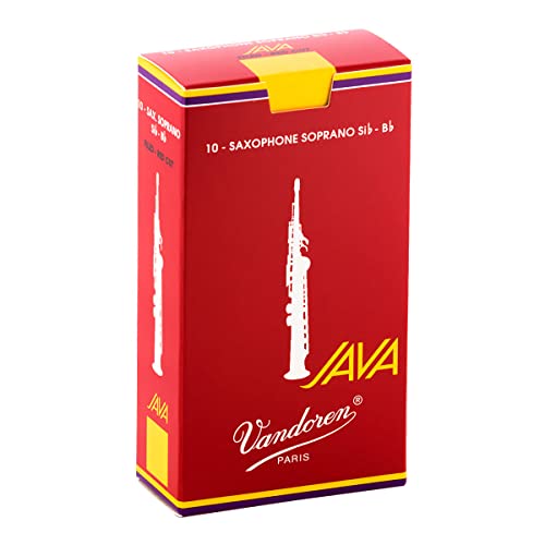 Vandoren Blatt Sopran Saxophon Java Filed Red Stärke: 3 1/2 Vandoren Blatt Sopran Saxophon Java Filed Red Stärke: 3 1/2 von VANDOREN