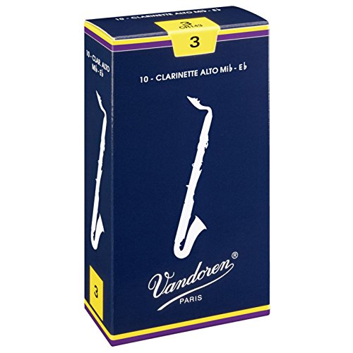 Vandoren CR142 Traditional Alt-Klarinetten Blätter, 10 Einheiten von VANDOREN