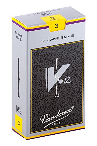 Vandoren CR613 V.12 Blätter für Eb-Klarinette (Stärke 3, 10 Stück) von VANDOREN