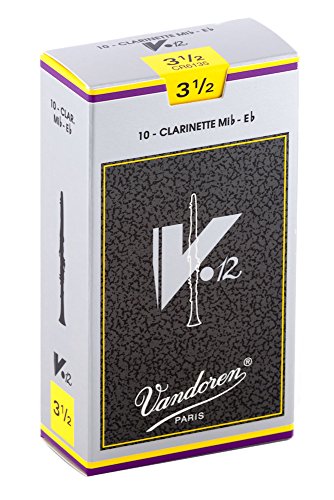 Vandoren CR6135 V12 Eb Clarinet Reeds (Strength 3.5) (Pack of 10) von VANDOREN