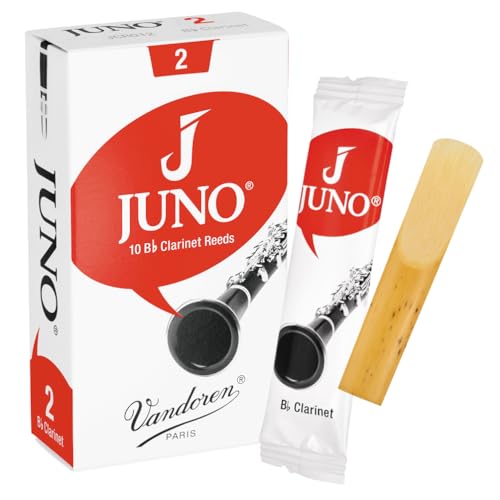 Vandoren Juno JCR012 Rohrblätter für Bassklarinette, für Schüler, 10 Stück von VANDOREN