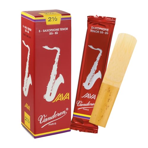 Vandoren SR2725R Java 5 Blätter für Tenorsaxophon 2.5 Rot Vandoren SR2725R Java 5 Blätter für Tenorsaxophon 2.5 Rot von VANDOREN