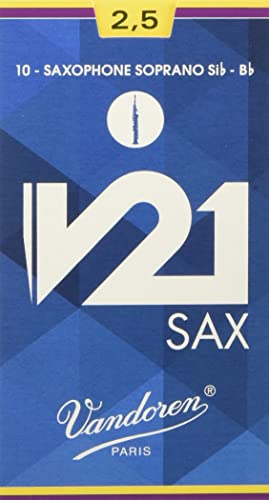 Vandoren SR8025 V21 Sopran Saxophon Blätter - 10 Einheiten von VANDOREN