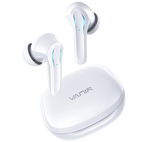 VANIR Kabellose Bluetooth-Ohrhörer, AI-Rauschunterdrückung, Anrufrauschunterdrückung, In-Ear-Kopfhörer, IP55 wasserdicht, 30 Stunden Akkulaufzeit, Ladehülle, kompatibel mit iPhone und Android VANIR Kabellose Bluetooth-Ohrhörer, AI-Rauschunterdrückung, Anrufrauschunterdrückung, In-Ear-Kopfhörer, IP55 wasserdicht, 30 Stunden Akkulaufzeit, Ladehülle, kompatibel mit iPhone und Android von VANIR