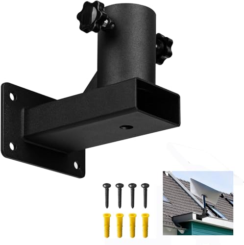 VANROUG Heavy Duty Starlink Mounting Kit, Starlink Short Wall Mount, Starlink Wall Mount Bracket,Starlink Roof Mount, Starlink Pole Mount for Starlink Internet Kit Satellite von VANROUG