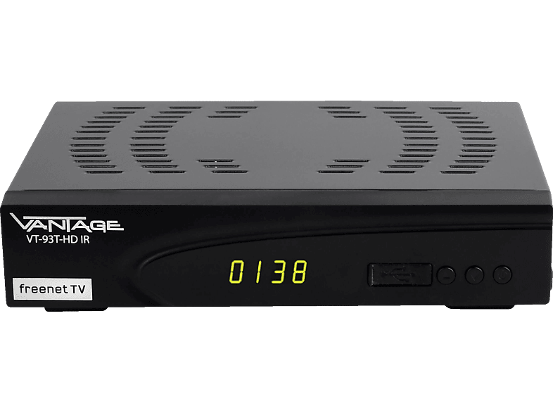 VANTAGE VT 93 C/T-HD Receiver (HDTV, PVR-Funktion, DVB-T2 HD, DVB-C, DVB-C2, Anthrazit) von VANTAGE