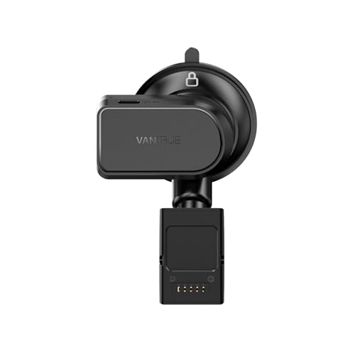 VANTRUE N5/N4 Pro Auto Dashcam Kamera Saugnapf Haltung mit Typ C USB-Port und GPS Melder (Geschwindigkeit, Position,Route) von VANTRUE