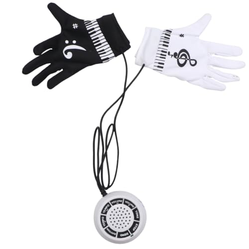 VANZACK 1Paar Piano Musikhandschuhe für Klavierklänge mit Instrumentenklängen Rhythmen für Kreative und Musikspiel Überall VANZACK 1Paar Piano Musikhandschuhe für Klavierklänge mit Instrumentenklängen Rhythmen für Kreative und Musikspiel Überall von VANZACK