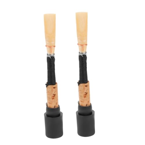 VANZACK 2Stücke Professionelle Oboe Hochwertige Oboen Zubehör Für Oboe Handgefertigte Schilfrohre Kompakte Für Einfachen Transport von VANZACK