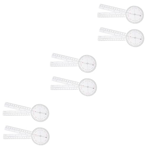 VANZACK 2er Set Goniometer - Präzisions-Winkellineal Aus Kunststoff Für Physiotherapie Und Tischlerarbeiten Drehbar Ideal Zur Messung Von Gelenkwinkeln Und von VANZACK